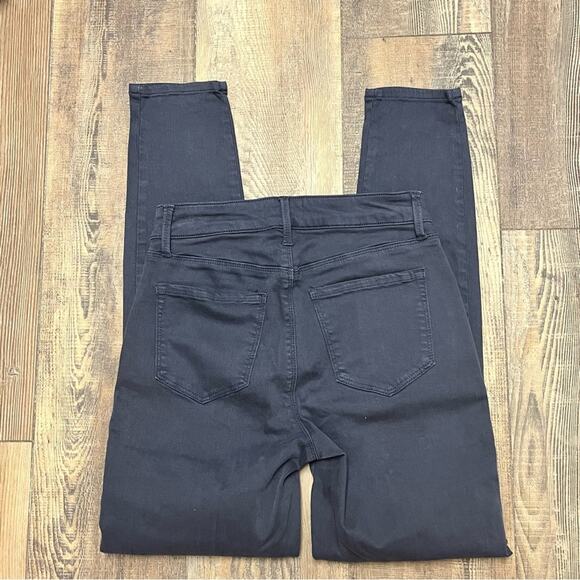 Pistola Navy Skinny Jeans Minimalist Chic Zippers Quiet Luxury Women's Size 25 - Picture 6 of 6